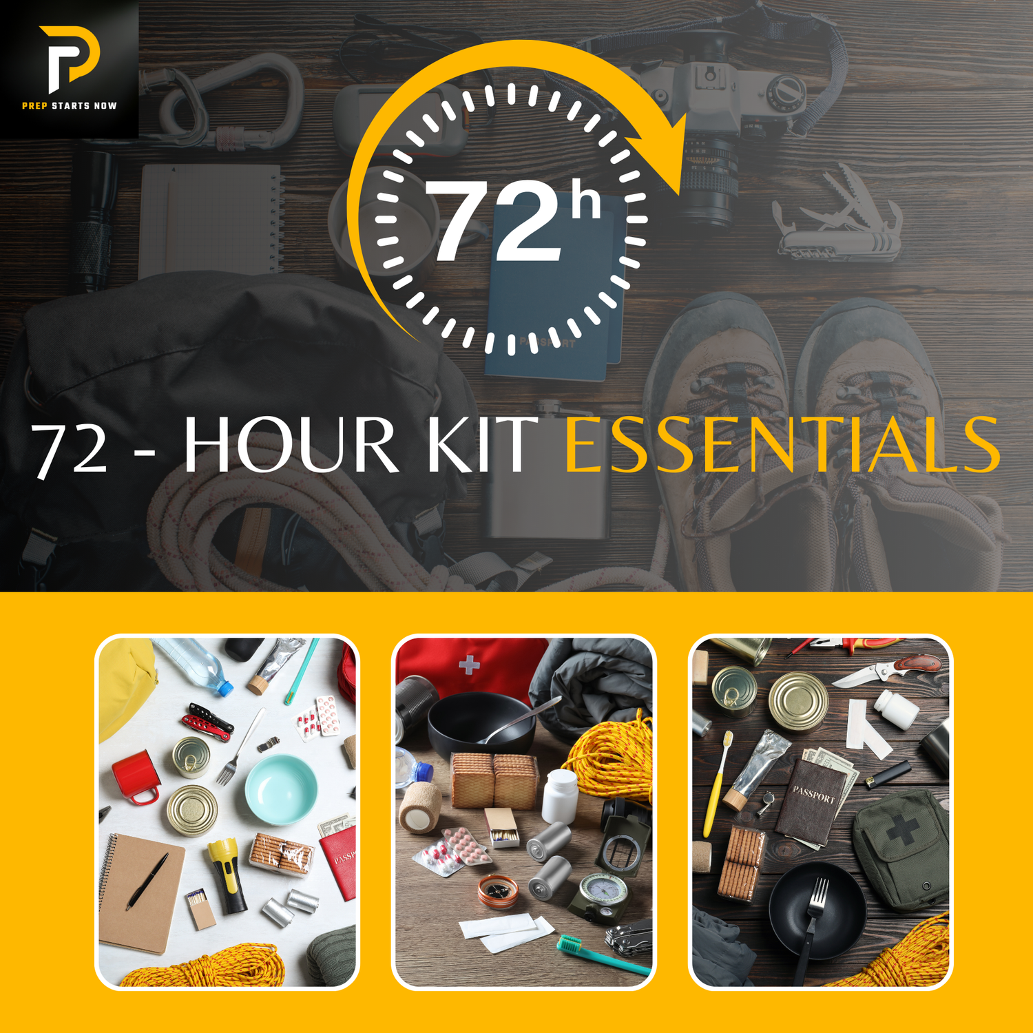 72-Hour Kit Essentials