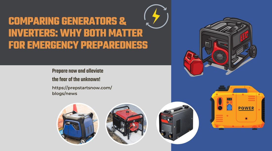 Comparing Generators & Inverters: Why Both Matter for Emergency Preparedness