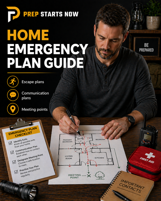 Home Emergency Plan Guide: Escape Plans, Communication Plans, and Meeting Points