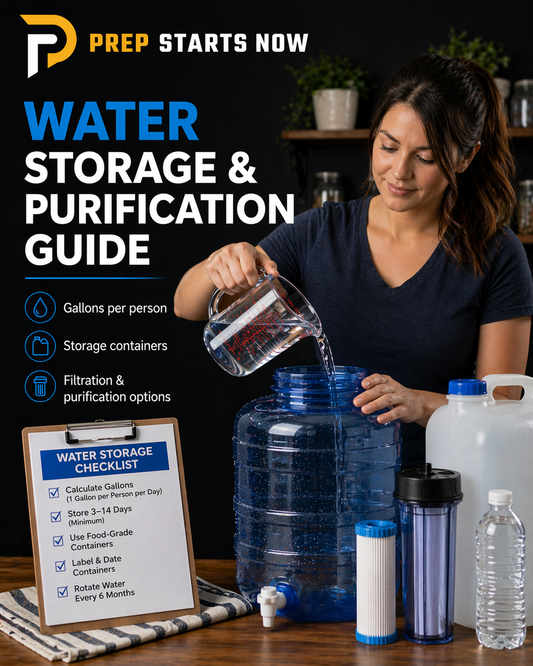 Water Storage and Purification Guide: How to Keep Your Family Hydrated When the Tap Runs Dry