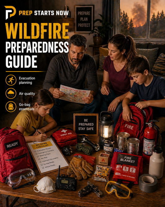 Wildfire Preparedness Guide: Evacuation Planning, Air Quality, and Go-Bag Essentials