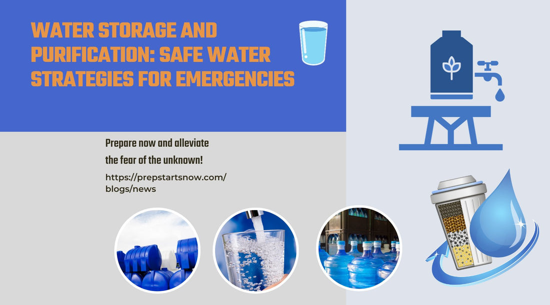 Water Storage and Purification: Safe Water Strategies for Emergencies