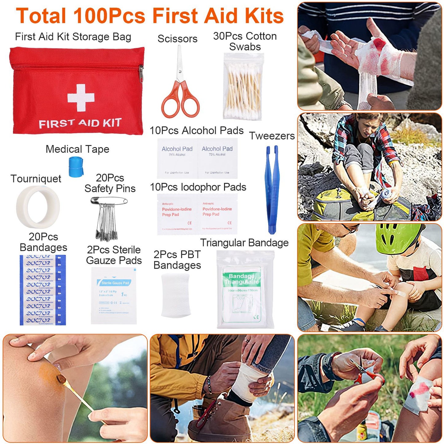 125-Piece Emergency Survival Kit – Tactical Pro Gear