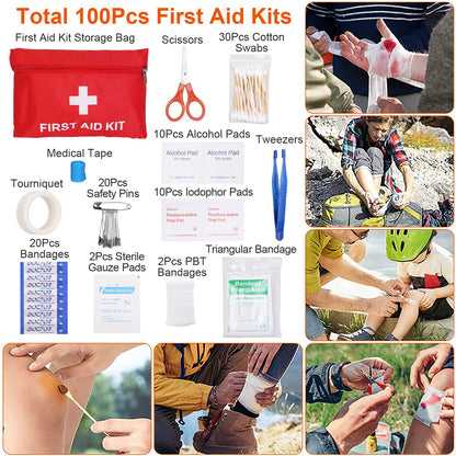 125-Piece Emergency Survival Kit – Tactical Pro Gear