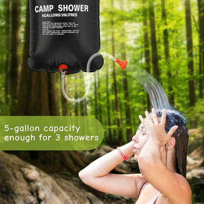 20L Solar Camping Shower Bag