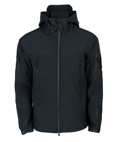 Windproof Hooded Soft Shell Jacket for Men: Stylish and Protective Outerwear