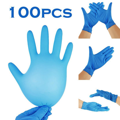 Disposable PVC Gloves with Super High Elasticity, Soft Fit, and Excellent Slip Resistance - Pack of 100 Pcs