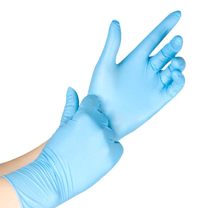 Disposable PVC Gloves with Super High Elasticity, Soft Fit, and Excellent Slip Resistance - Pack of 100 Pcs