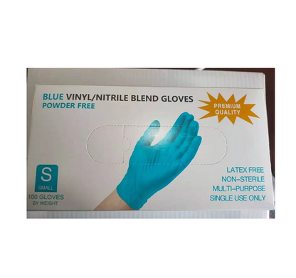 Disposable PVC Gloves with Super High Elasticity, Soft Fit, and Excellent Slip Resistance - Pack of 100 Pcs