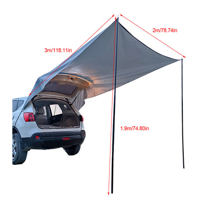 All-in-One Car Canopy Tent: Ultimate Preparedness for Tailgating, Camping, and Shade