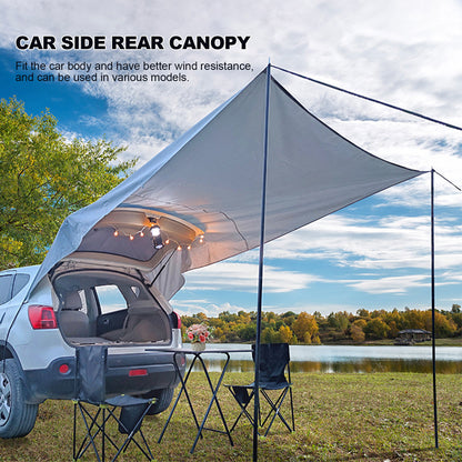 All-in-One Car Canopy Tent: Ultimate Preparedness for Tailgating, Camping, and Shade