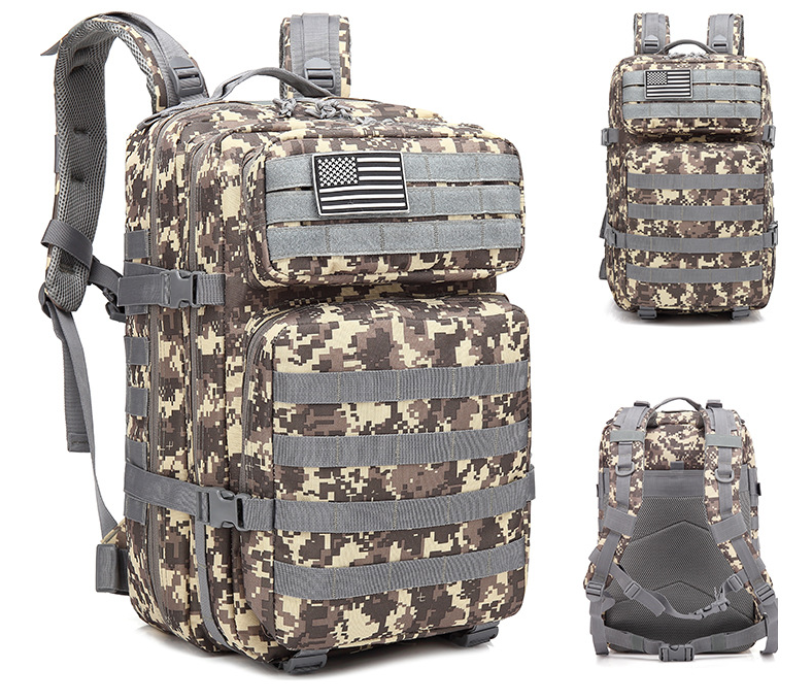 Tactical Backpack | 50L Waterproof, Tear-Resistant Military-Grade Backpack with MOLLE System