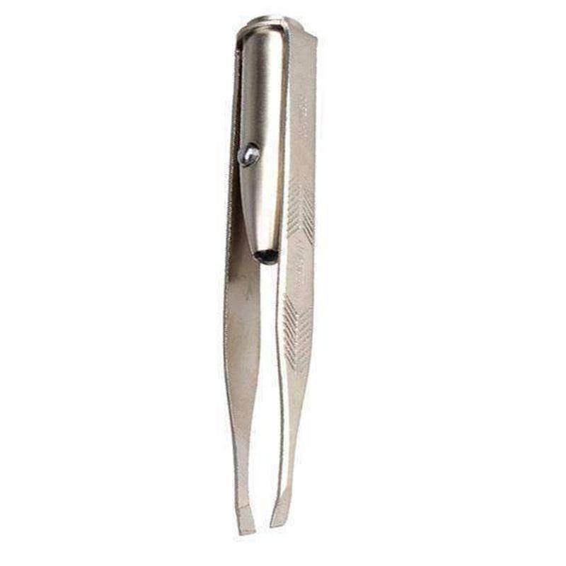 Precision Illumination Tweezers: LED-enhanced for First Aid & Grooming