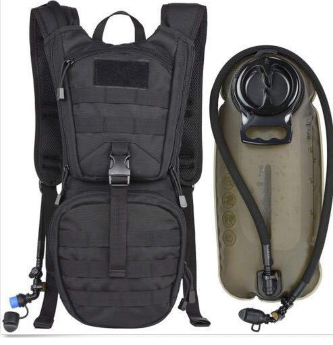 Compact 3L Hydration Backpack with Extra-Long Straw: Perfect for Outdoor Activities