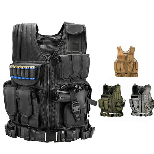 Tactical MOLLE Vest – Combat, Airsoft & Outdoor Training Gear