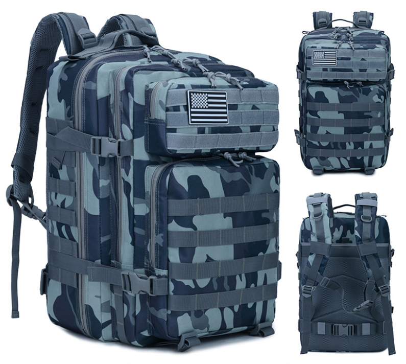 Tactical Backpack | 50L Waterproof, Tear-Resistant Military-Grade Backpack with MOLLE System