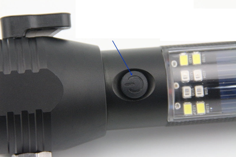 Versatile Emergency Flashlight: Solar Charging, Safety Features, and USB Output