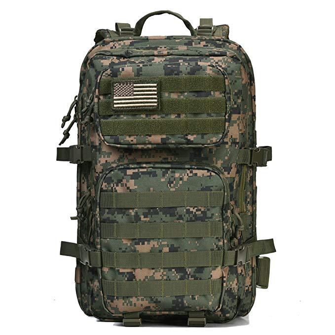 Tactical Backpack | 50L Waterproof, Tear-Resistant Military-Grade Backpack with MOLLE System