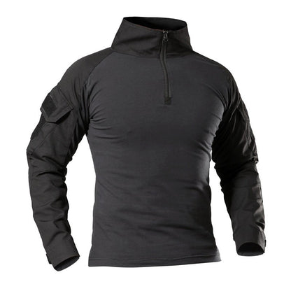 TacticalGuard Long Sleeve: All-Season Preparedness with Versatile Quarter-Zip Outdoor Shirt