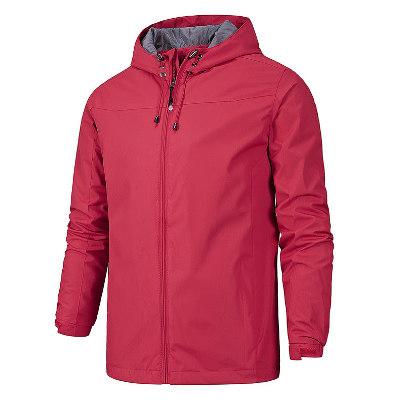 Men's All-Season Outdoor Jacket: Windproof & Waterproof