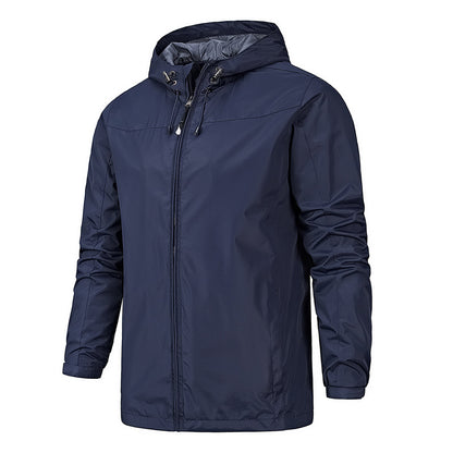 Men's All-Season Outdoor Jacket: Windproof & Waterproof