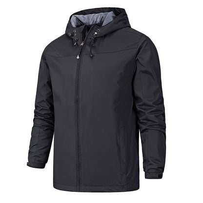 Men's All-Season Outdoor Jacket: Windproof & Waterproof