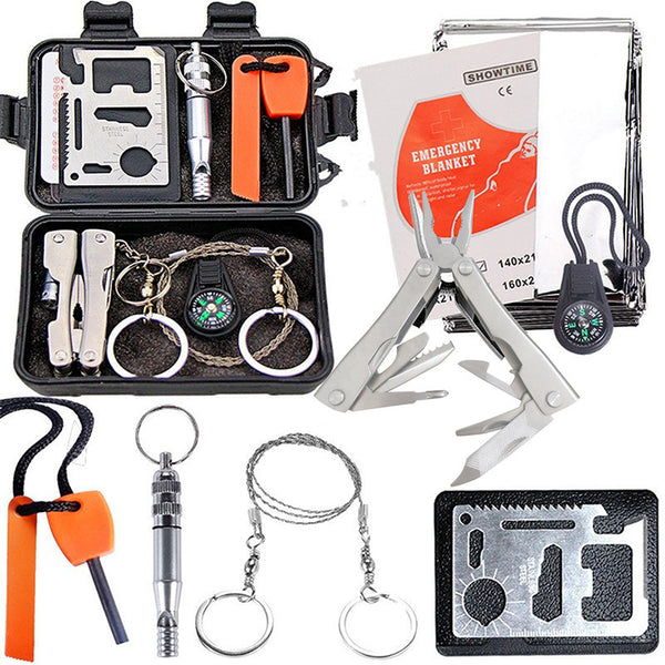 7-in-1 Outdoor Survival Tool Kit