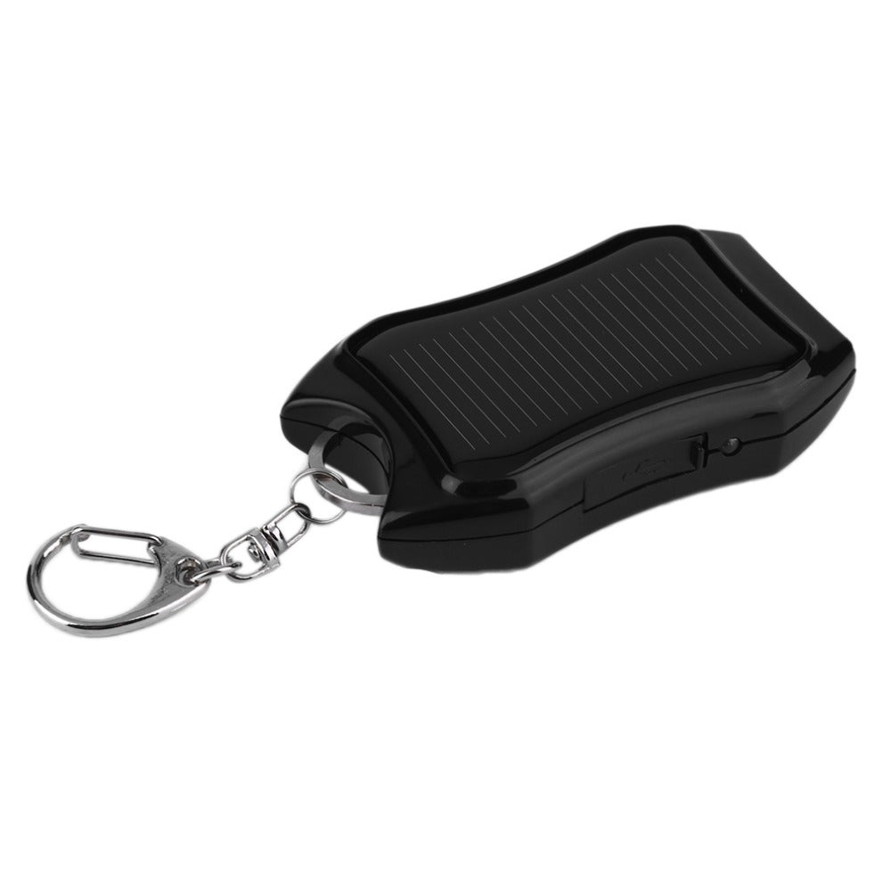 Compact and Stylish Emergency Solar Charger Keychain