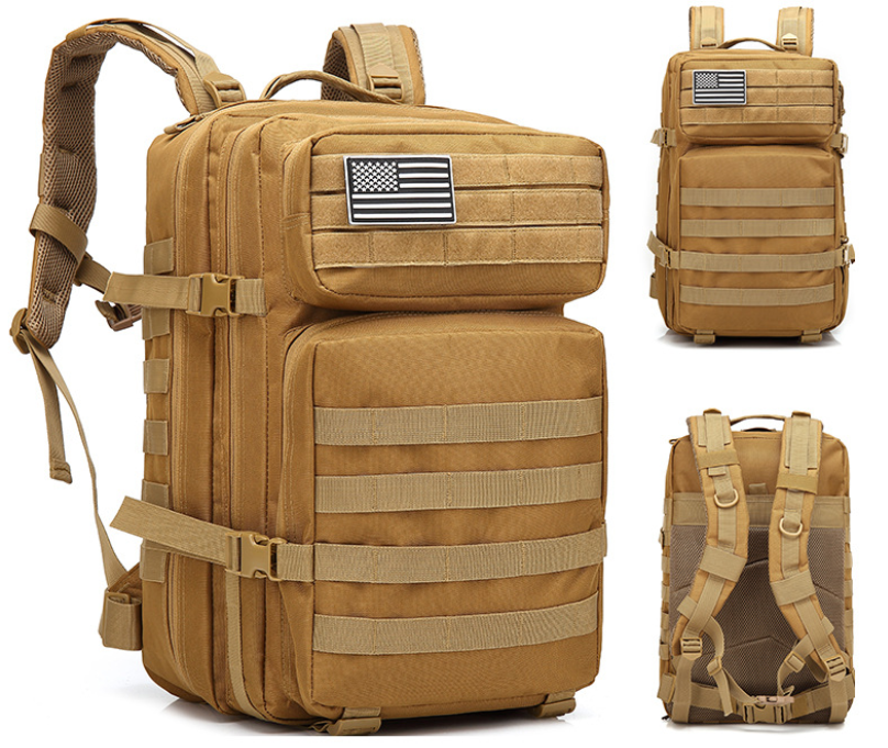 Tactical Backpack | 50L Waterproof, Tear-Resistant Military-Grade Backpack with MOLLE System