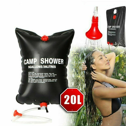 20L Solar Camping Shower Bag