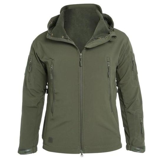 Windproof Hooded Soft Shell Jacket for Men: Stylish and Protective Outerwear