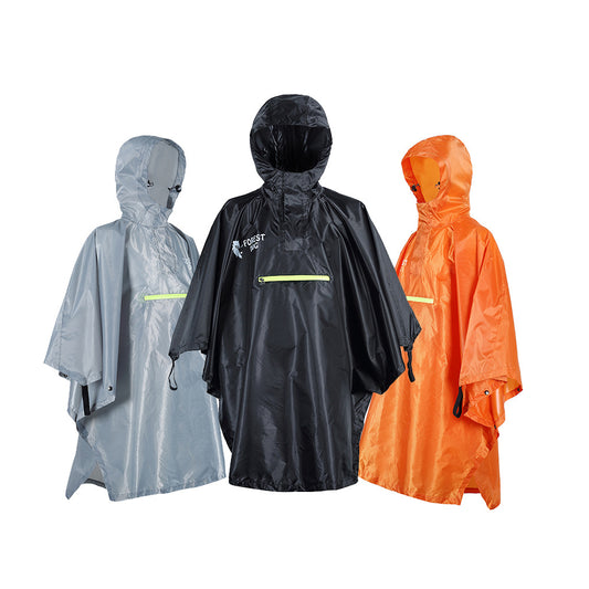 Outdoor Poncho: Durable Preparedness Gear for Camping and Mountaineering