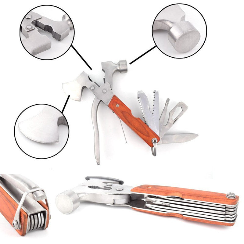 NomadCrafts Multi-Tool – Your Ultimate Companion for Outdoor Exploration and Camping!