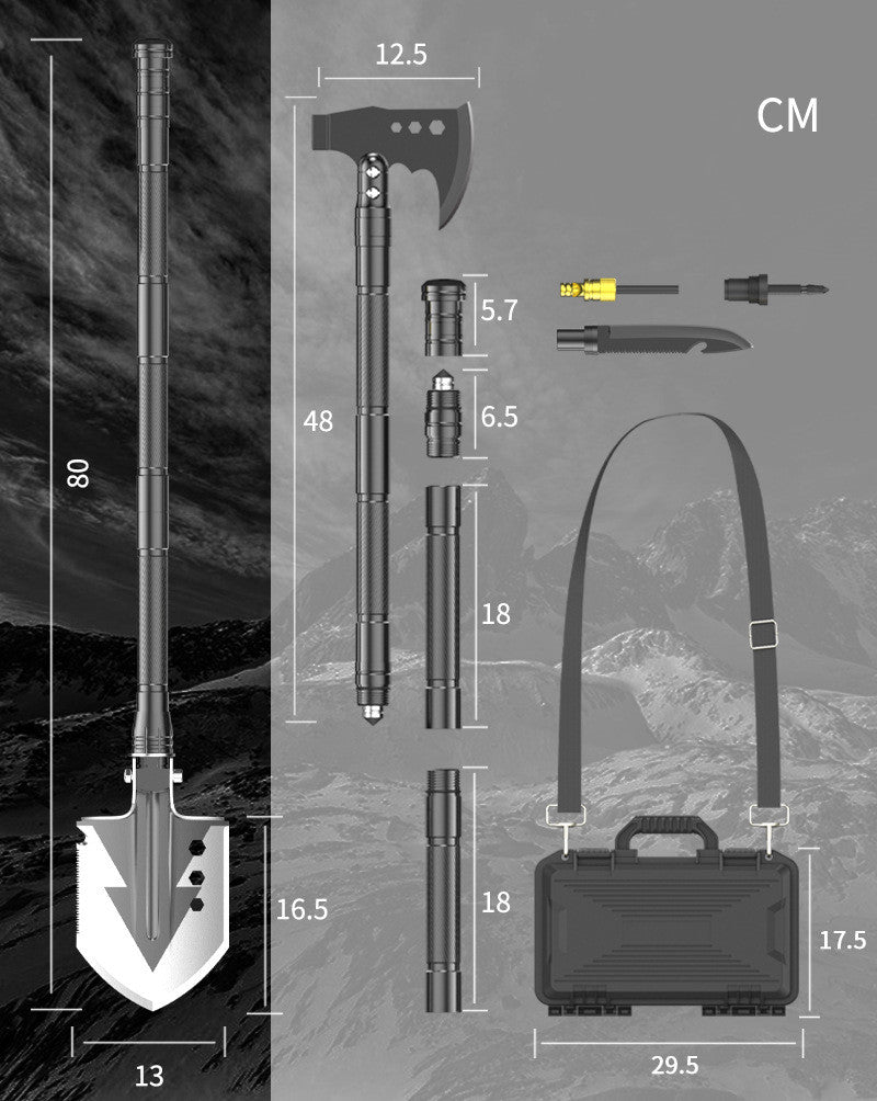 UltimateExplorer SD14X-2-F8: Multi-Function Outdoor Shovel