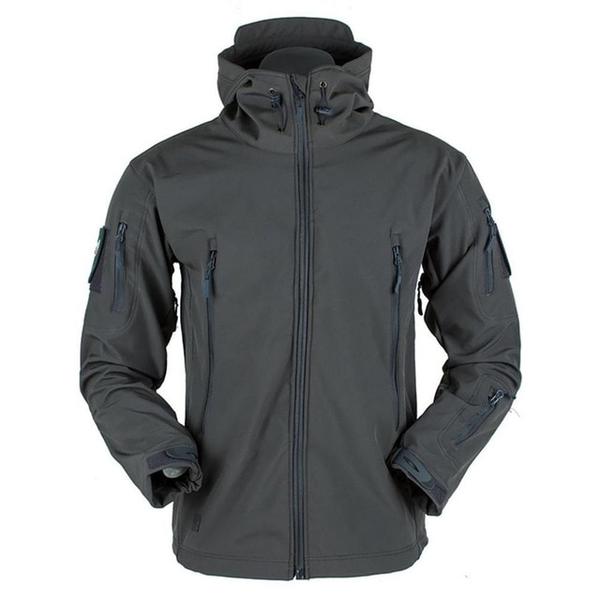 Windproof Hooded Soft Shell Jacket for Men: Stylish and Protective Outerwear