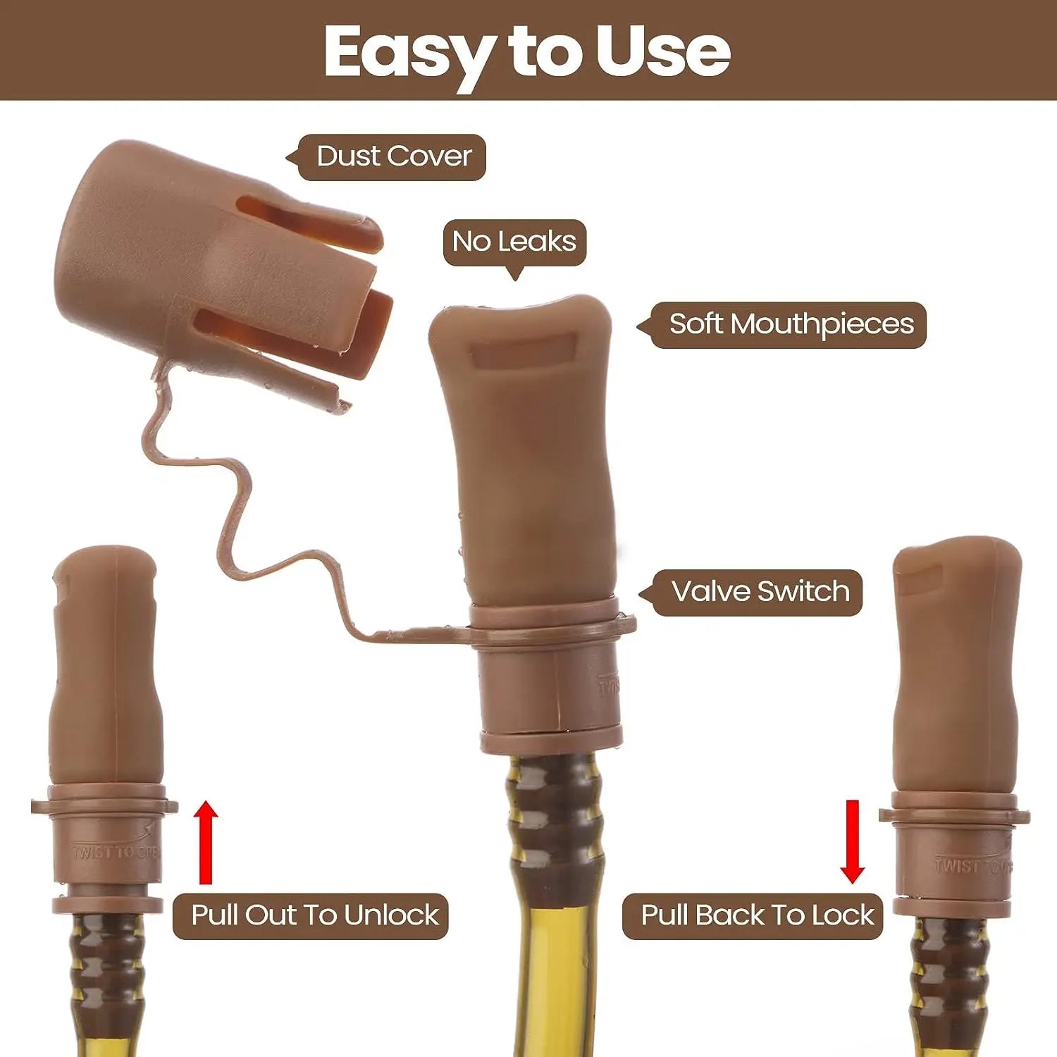 Illustration of a breathing device with labeled parts and instructions on how to use it.