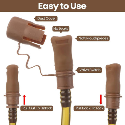 Illustration of a breathing device with labeled parts and instructions on how to use it.