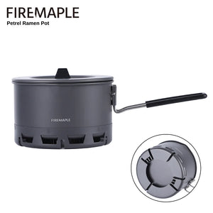 Firemaple Petrel Ramen Pot with handle on a white background