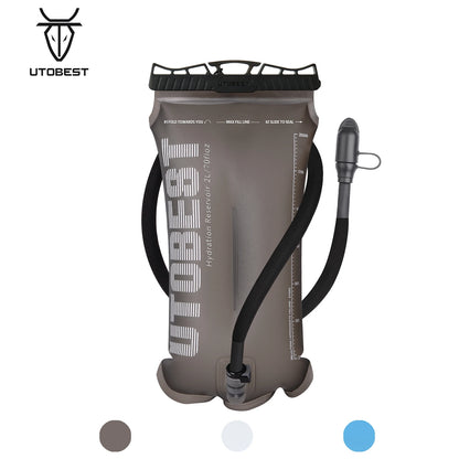 Hydration bladder with UTOBEST branding on a white background