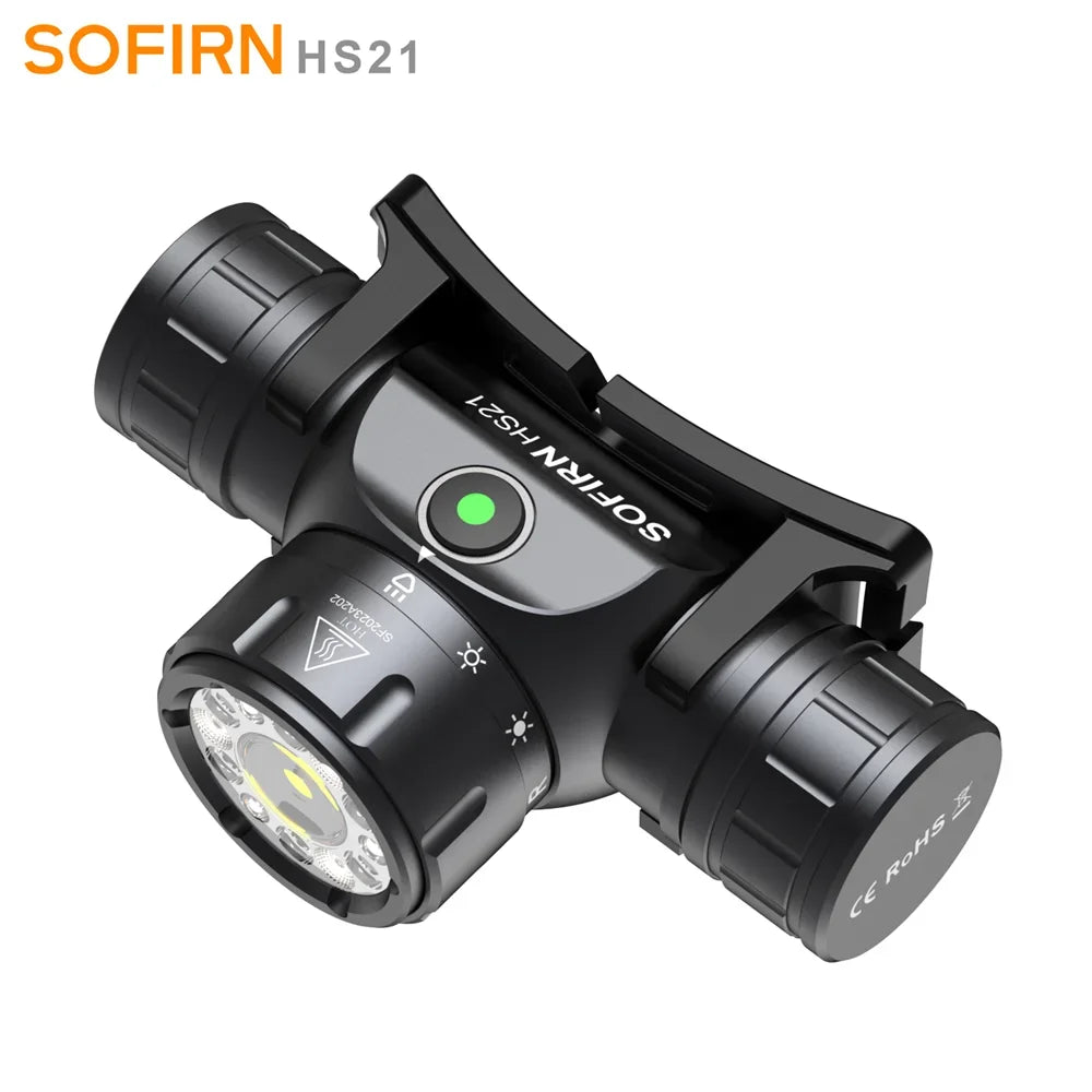 Sofirn HS21 Headlamp, 2000 Lumen Triple-Source LED