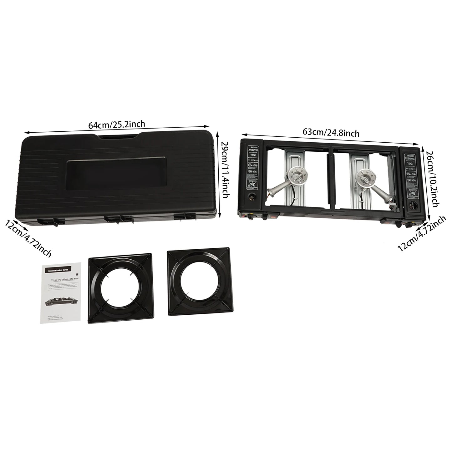 Camp Stove with specifications 