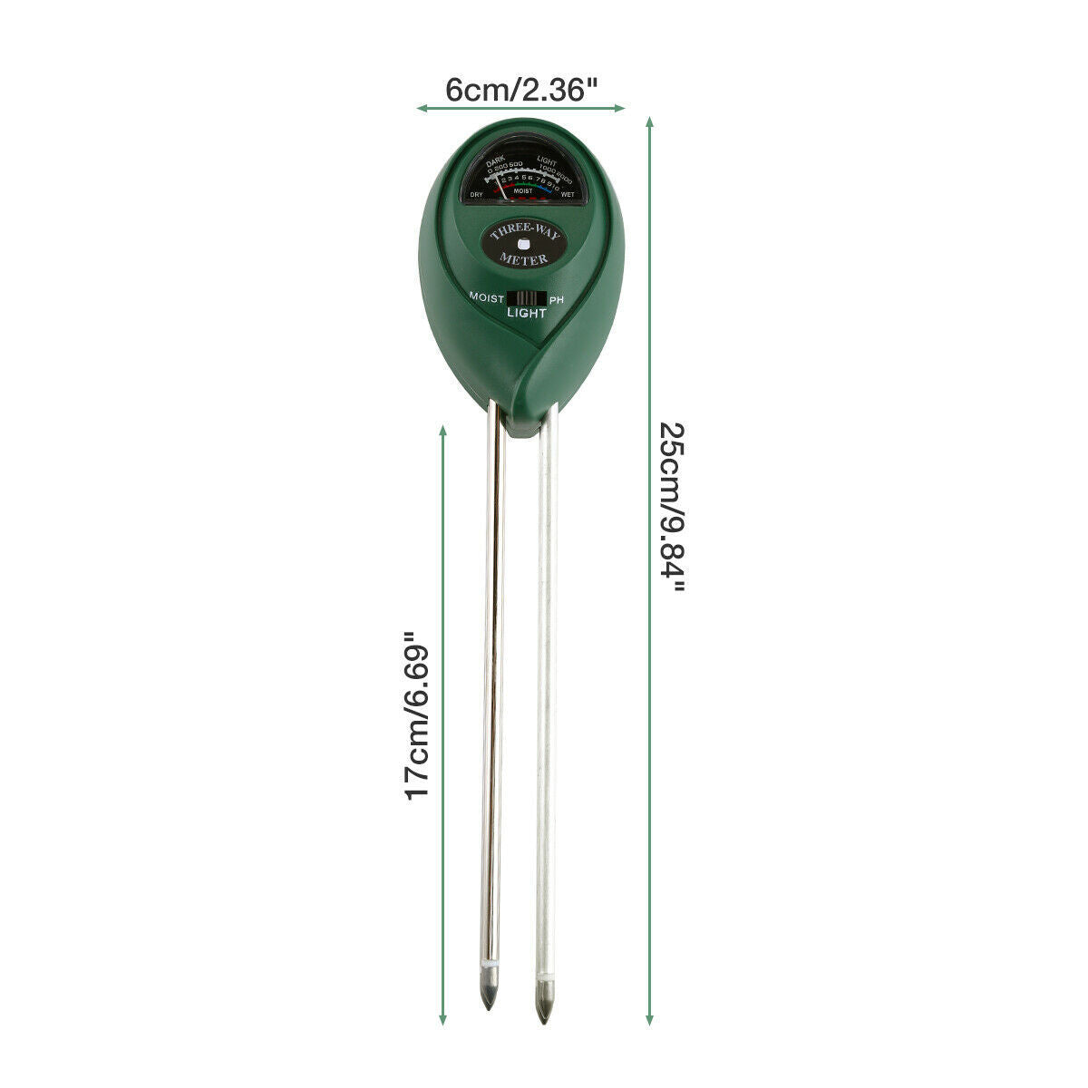 Garden Master 3-in-1 Soil Tester Kit: Monitor pH, Moisture, and Light Levels for Vibrant Plants!