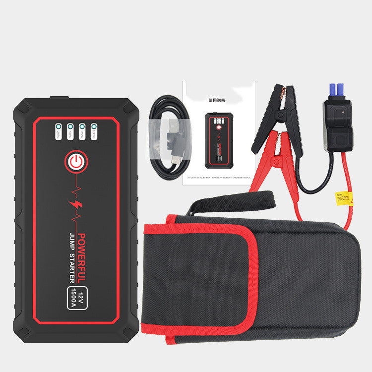 Compact Car Jump Starter Kit: 14000mAh Powerhouse with Smart Clip Technology