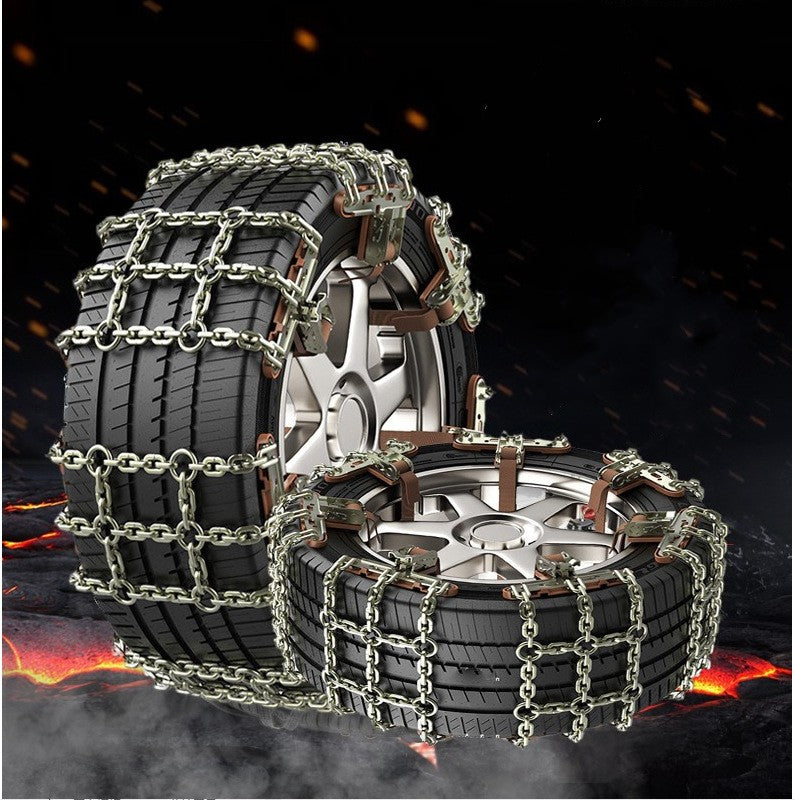 Tianzi Style Single Pack Tire Anti-Skid Chains: Winter-Ready Traction for Sedans and SUVs