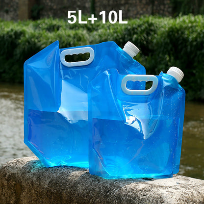 Foldable PVC Water Bag – Portable, Ready-to-Go Hydration for Emergency Preparedness