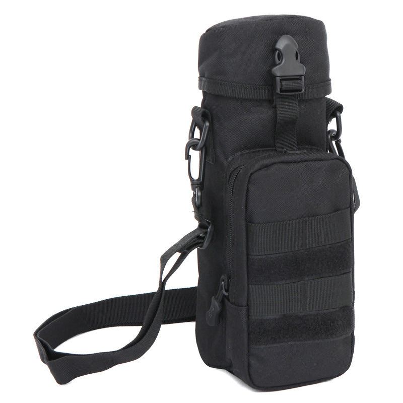 Stylish Nylon Water Bottle Shoulder Bag for On-the-Go Convenience