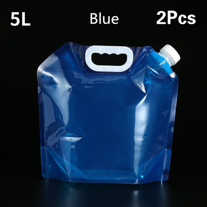 Foldable PVC Water Bag – Portable, Ready-to-Go Hydration for Emergency Preparedness